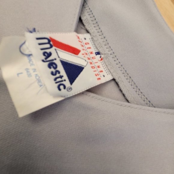 *VINTAGE* New York Mets - Jose Reyes - Majestic Gray  MLB Jersey (Large) - Picture 3 of 4